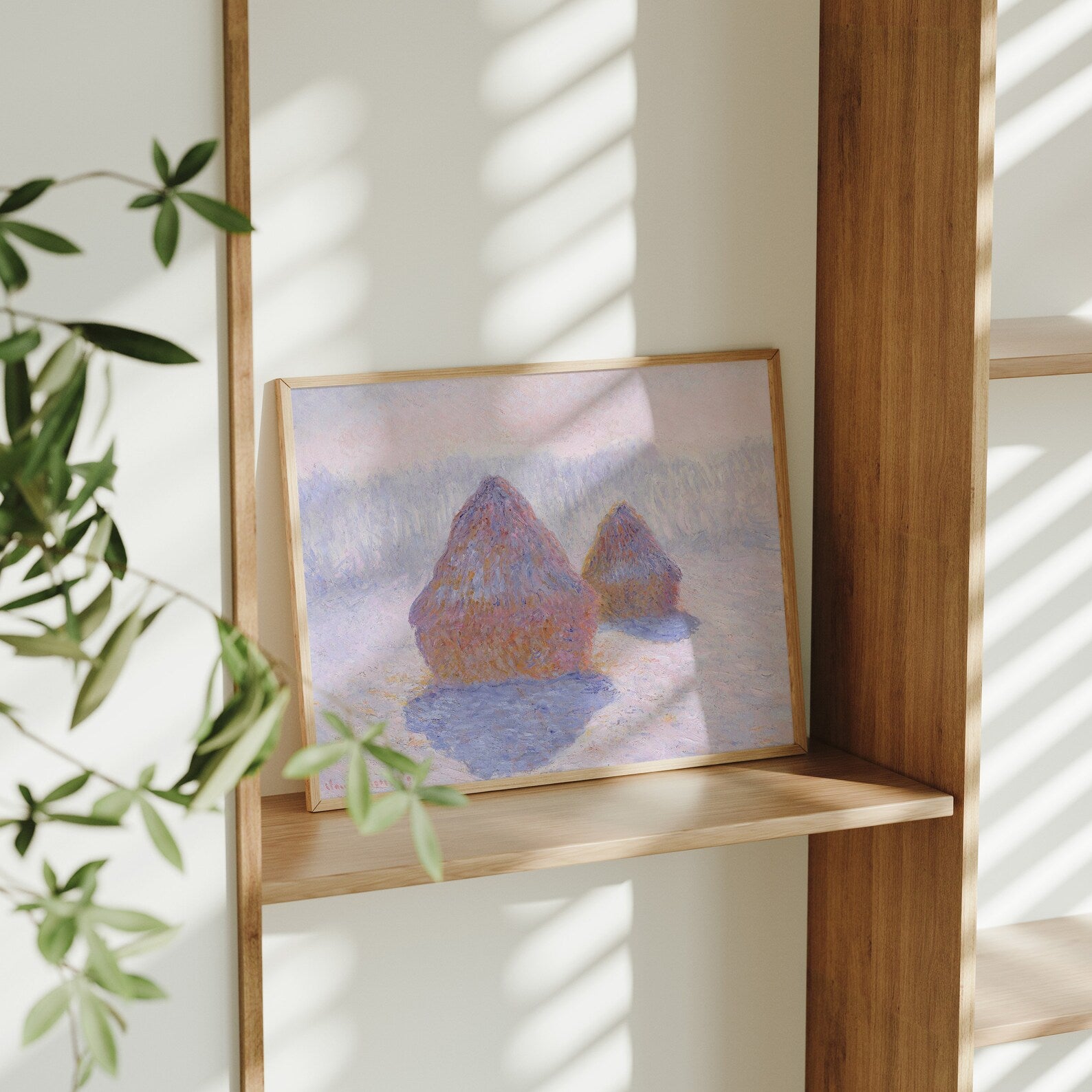 Horizontal 4x3 Frame Mockup With Sunlight