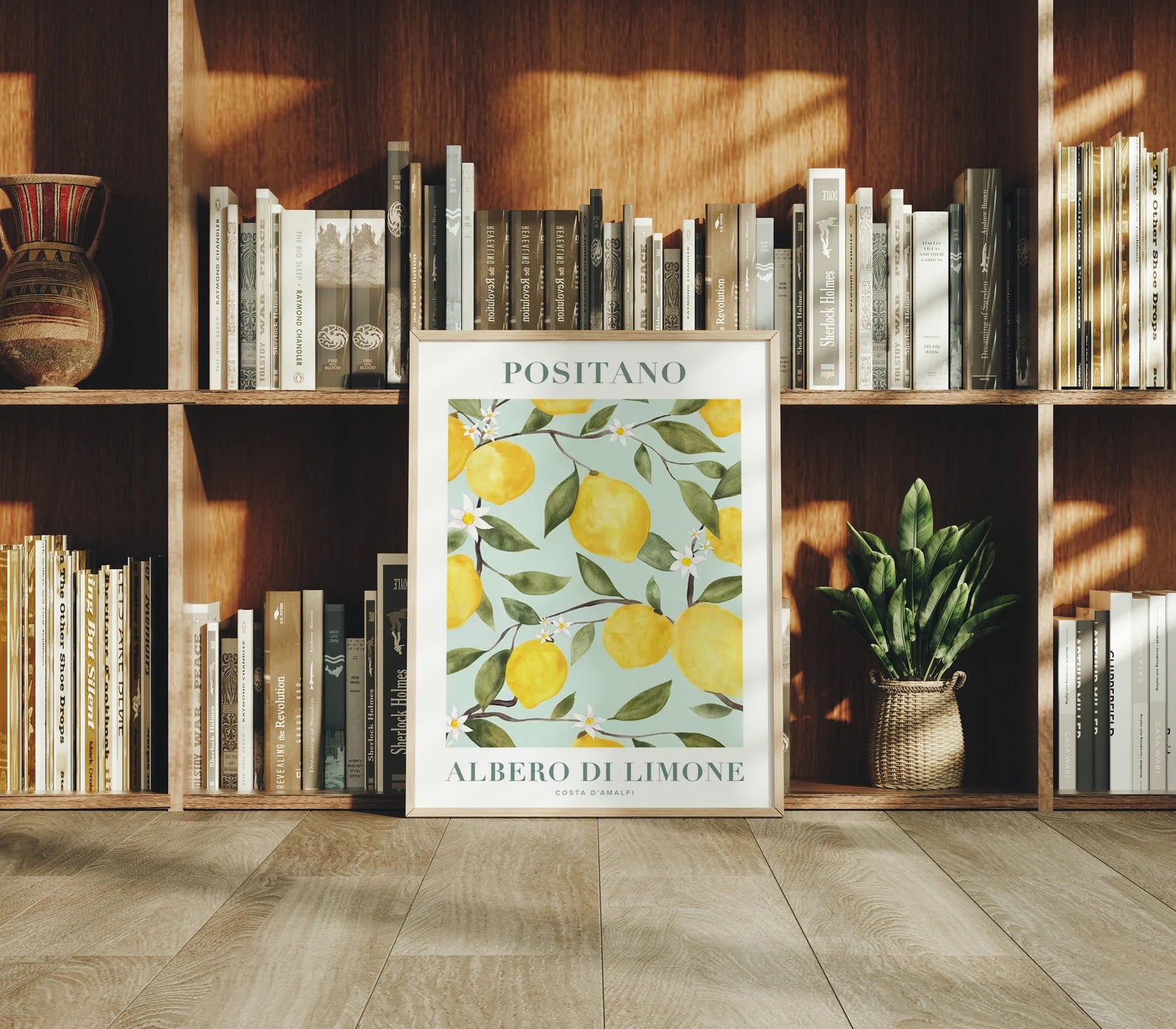 Vertical 3x4 Frame Mockup With Sunlight