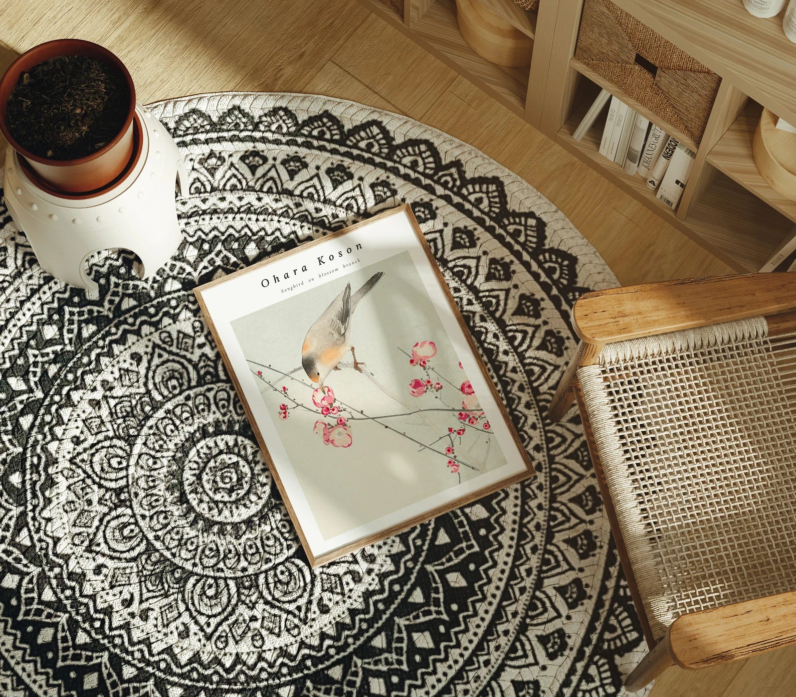 Vertical 3x4 Frame Mockup With Sunlight