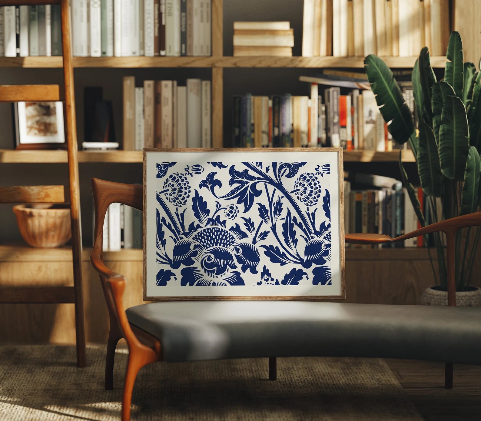 Horizontal 4x3 Frame Mockup With Sunlight