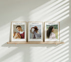 3 Vertical 3x4 Frames Mockup With Sunlight