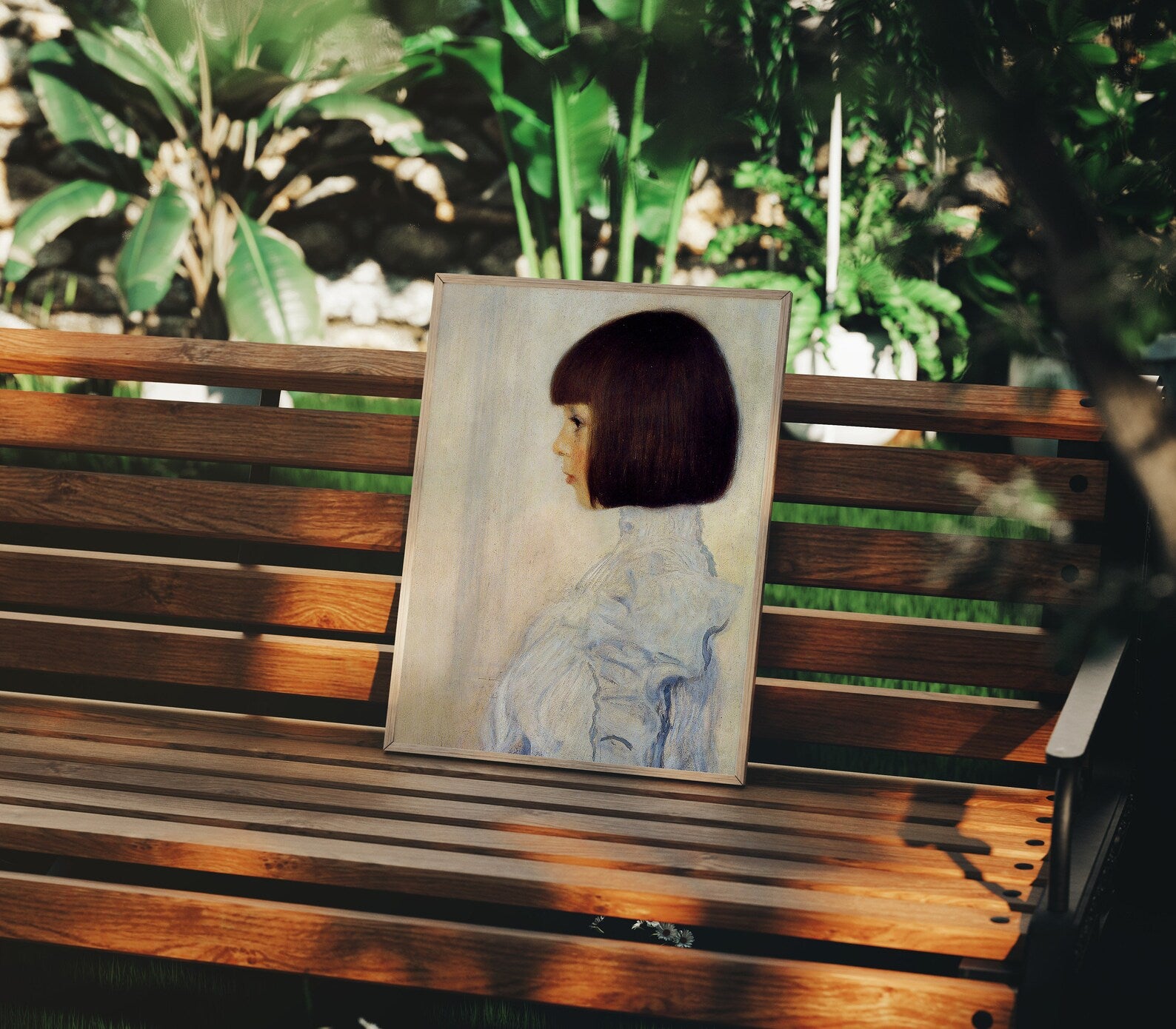 Vertical 3x4 Exterior Frame Mockup With Sunlight