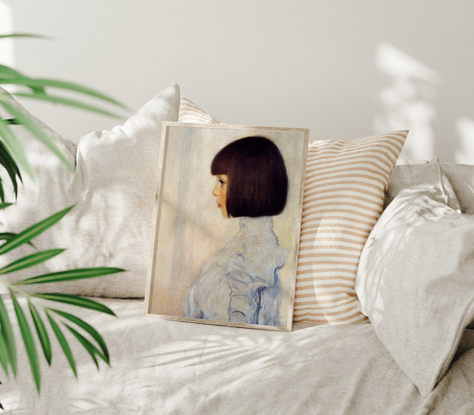 Vertical 3x4 Frame Mockup With Sunlight