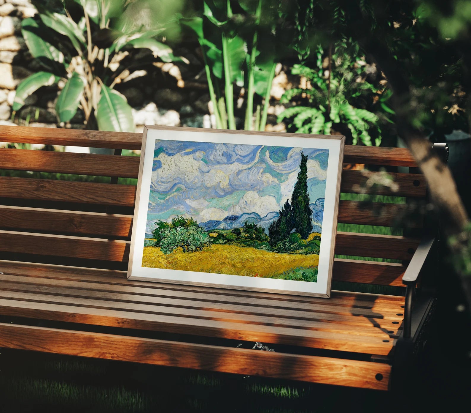 Horizontal Exterior 4x3 Frame Mockup With Sunlight