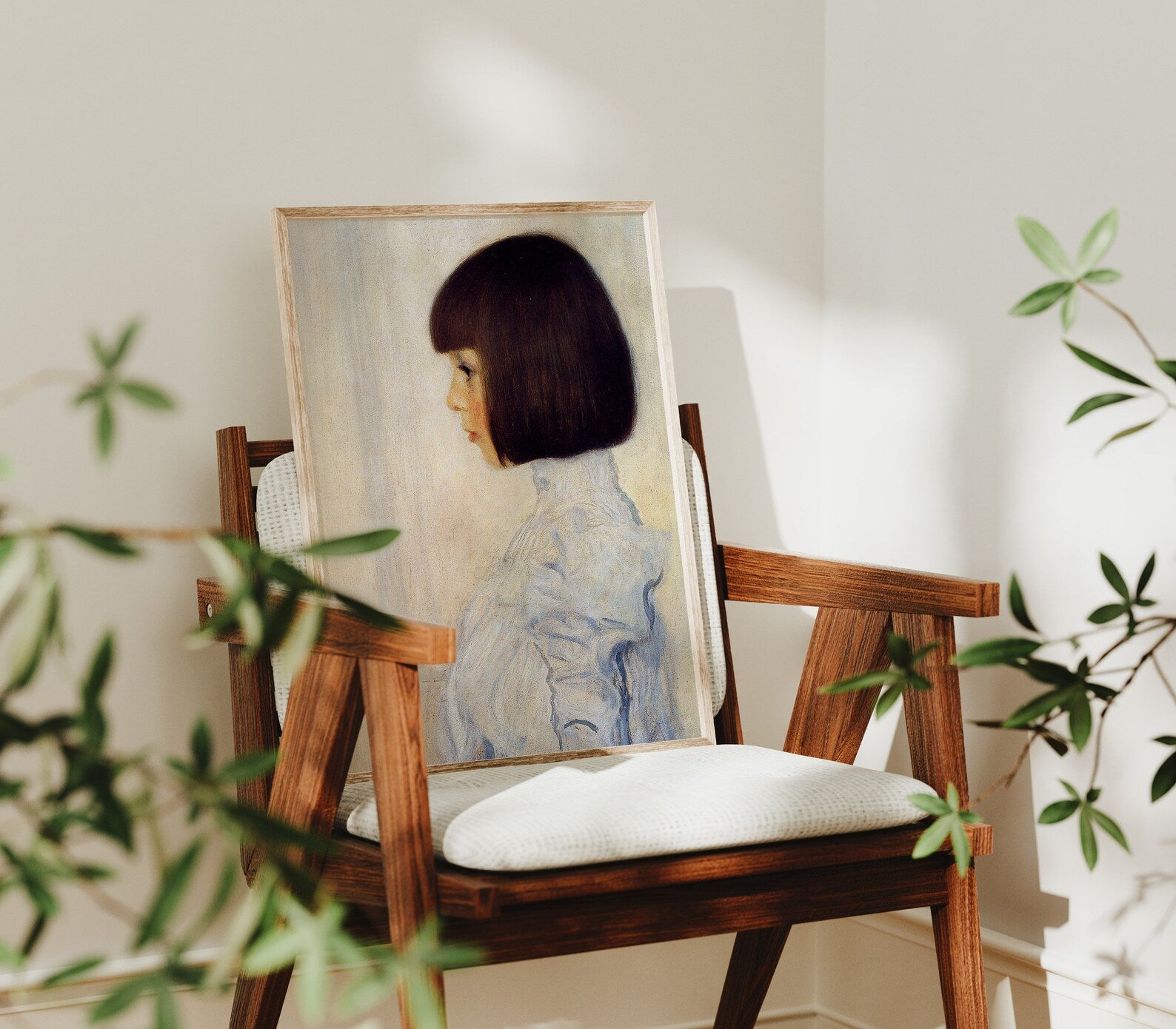 Vertical 3x4 Frame Mockup With Sunlight