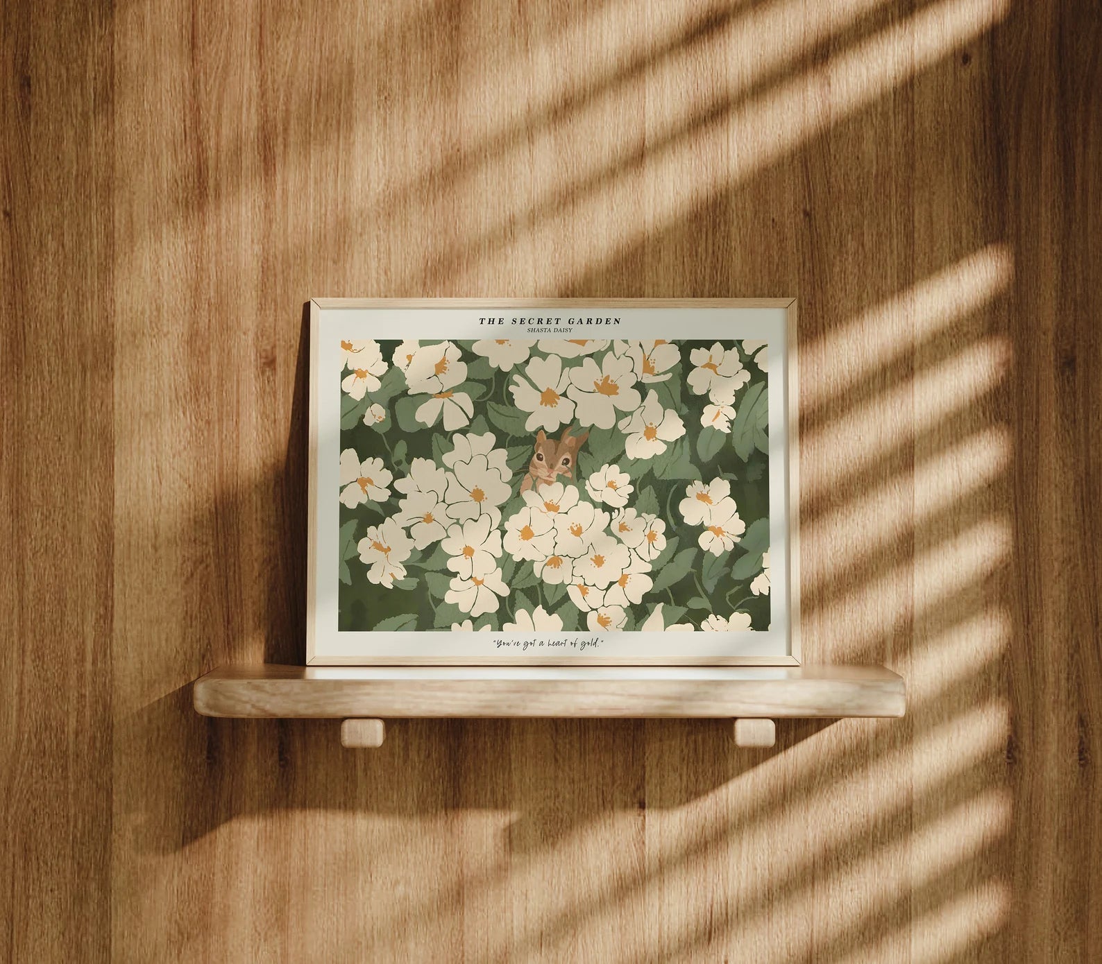 Horizontal 4x3 Frame Mockup With Sunlight