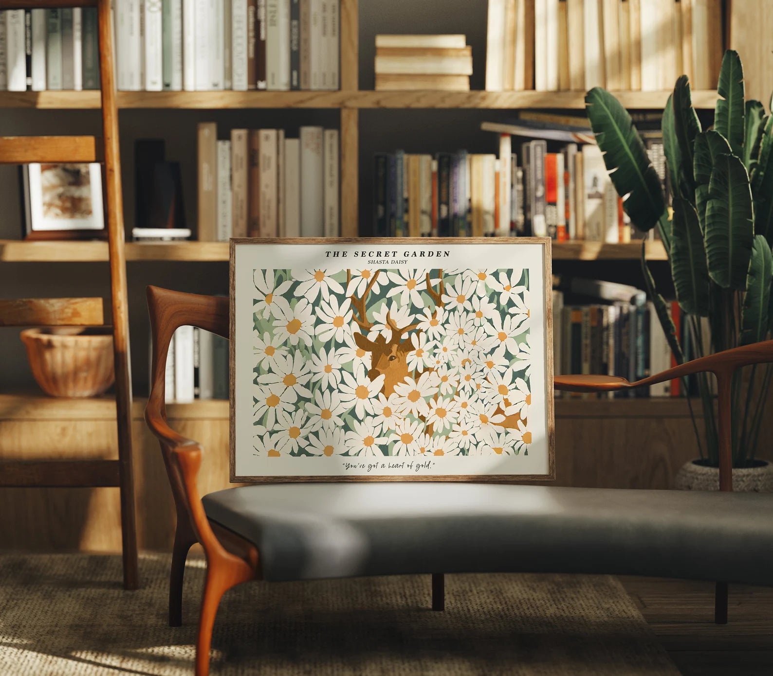 Horizontal 4x3 Frame Mockup With Sunlight