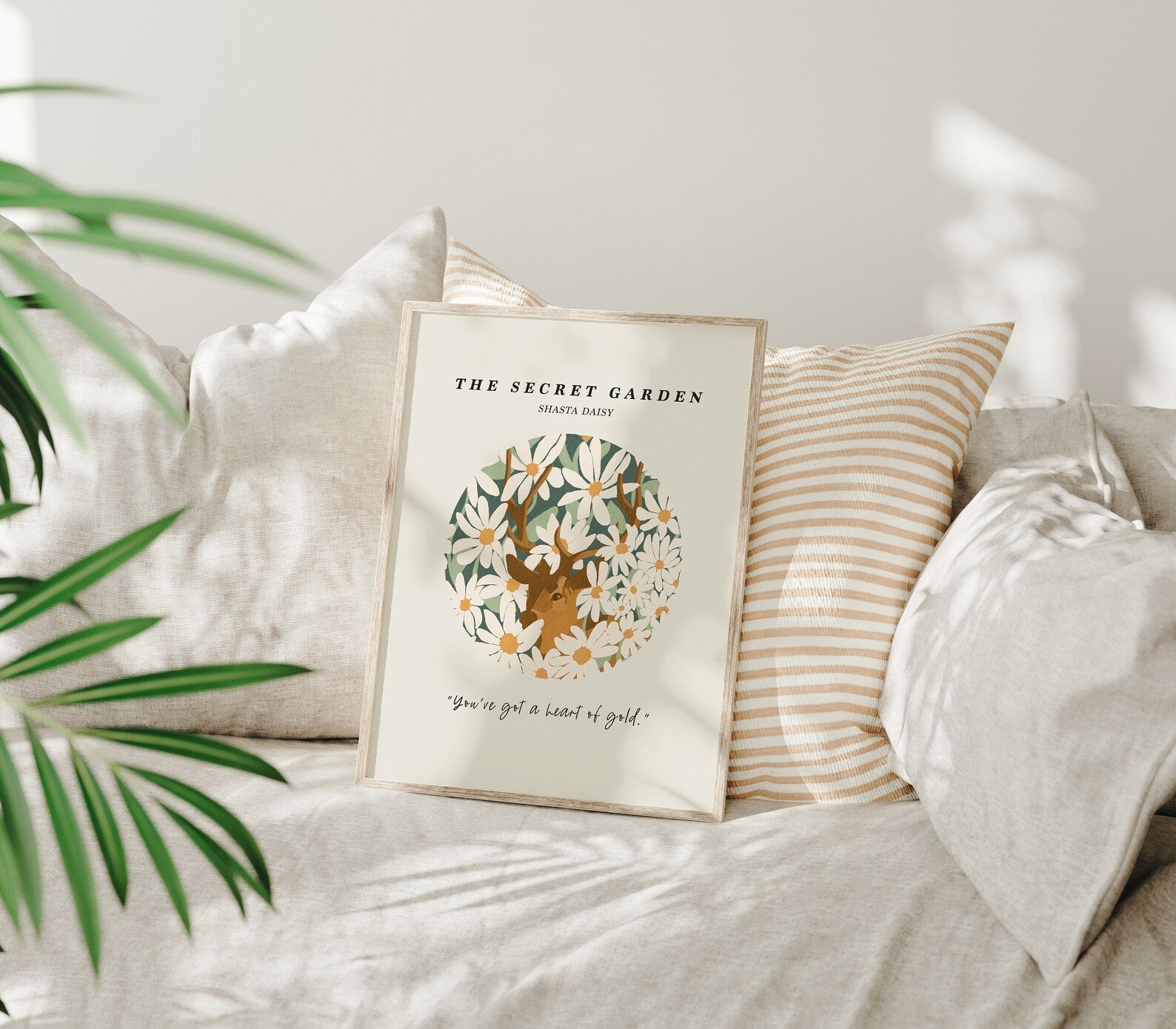 Vertical 3x4 Frame Mockup With Sunlight