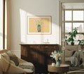Horizontal 4x3 Living Room Wall Frame Mockup With Sunlight