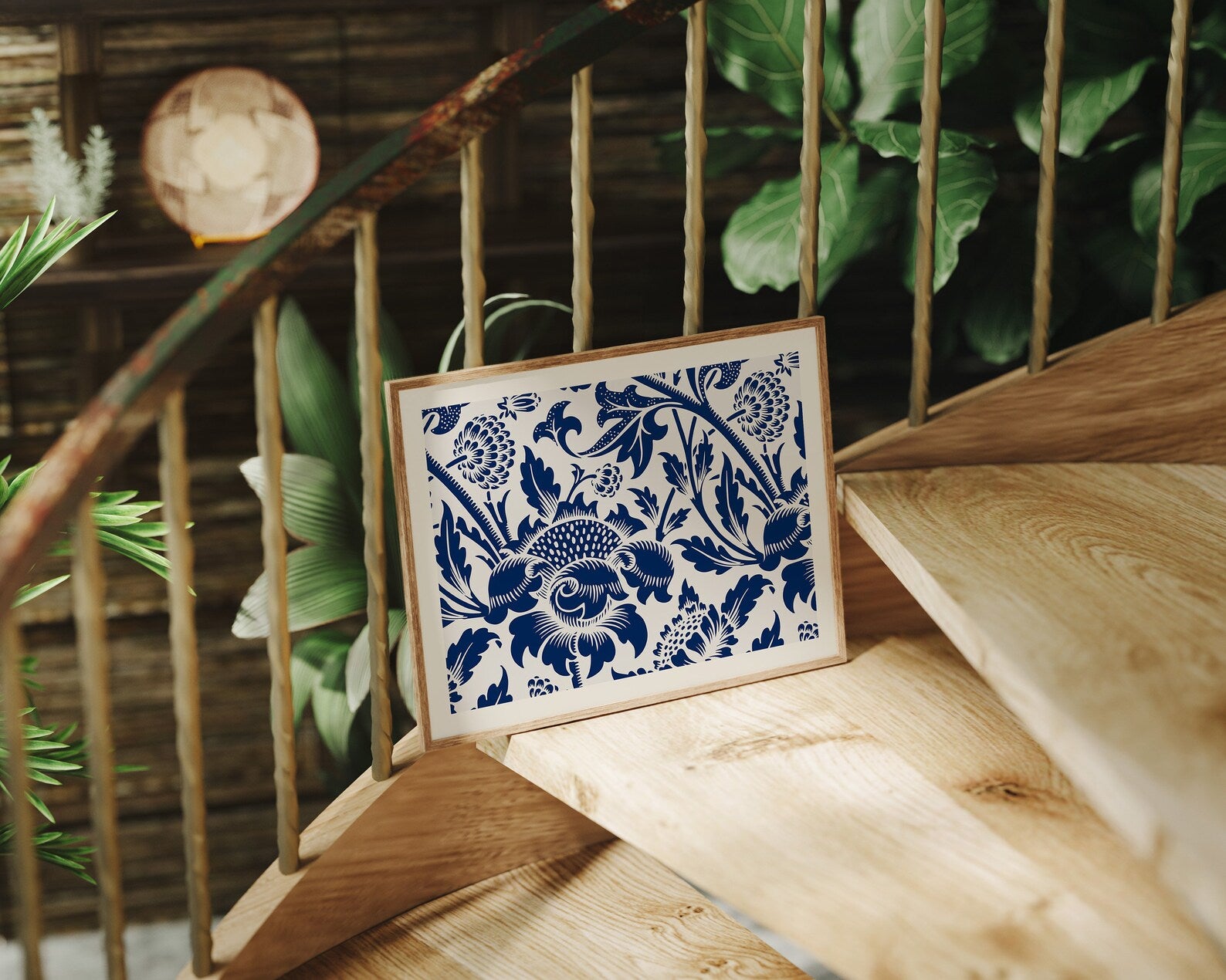 Horizontal 4x3 Frame Mockup With Sunlight