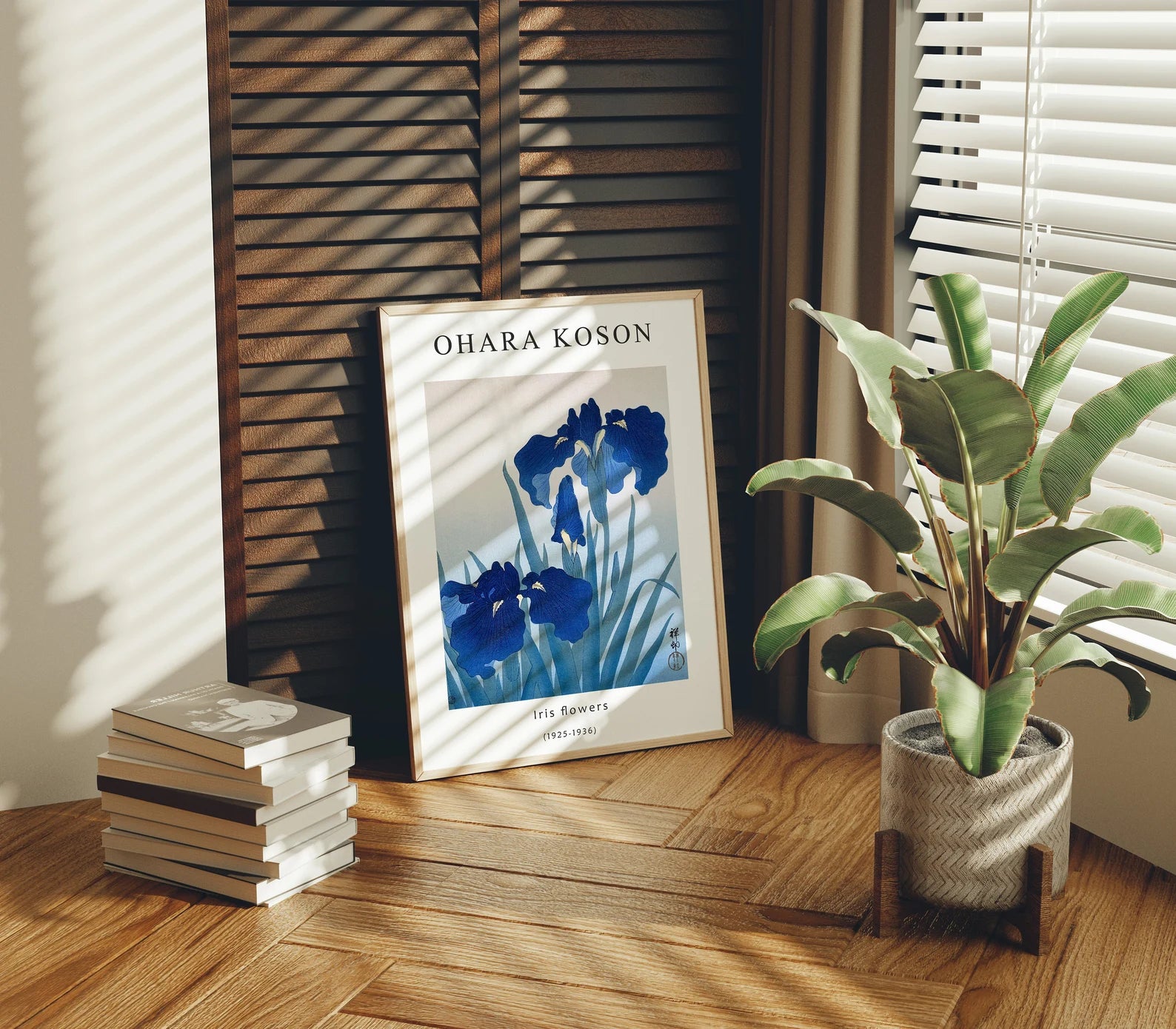 Vertical 3x4 Frame Mockup With Sunlight