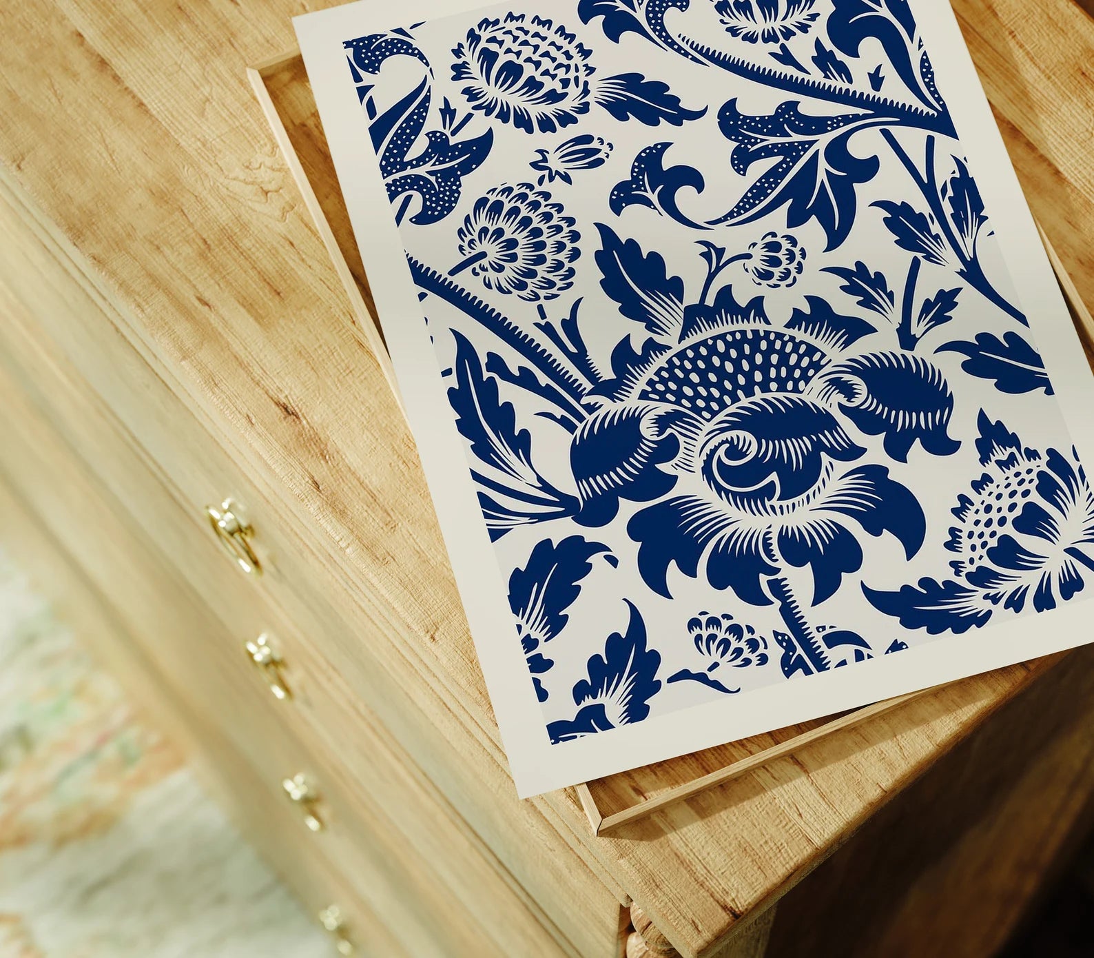 Vertical 3x4 Poster Mockup With Frame