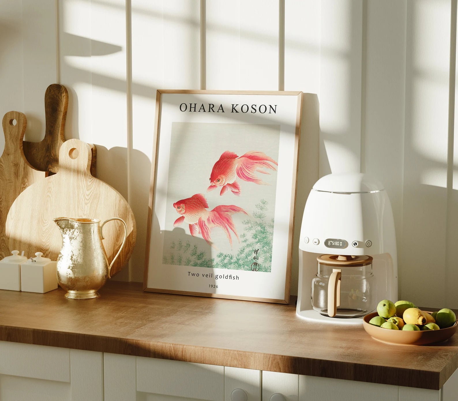 Vertical 3x4 Kitchen Frame Mockup With Sunlight