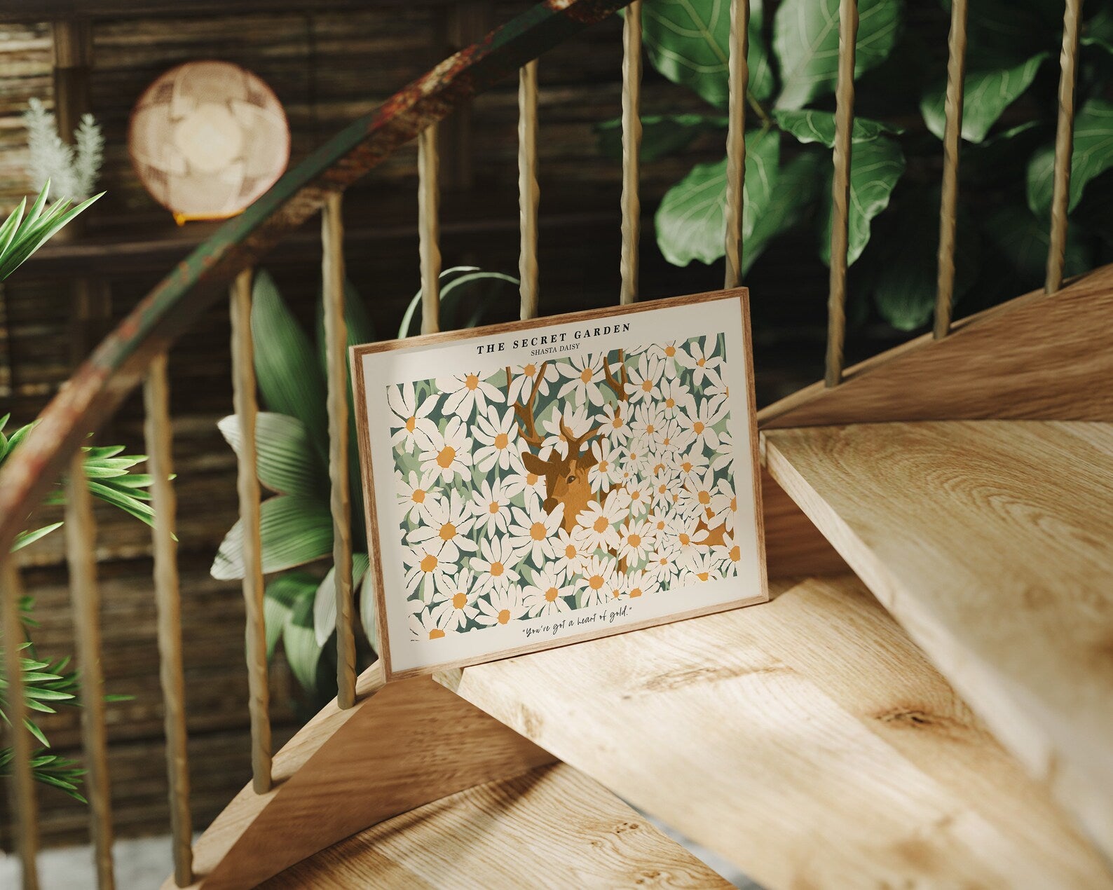 Horizontal 4x3 Frame Mockup With Sunlight