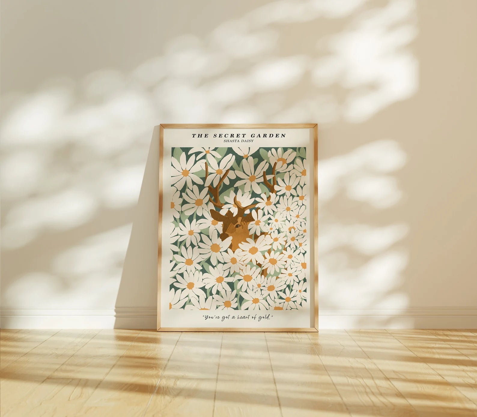 Vertical 3x4 Frame Mockup With Sunlight