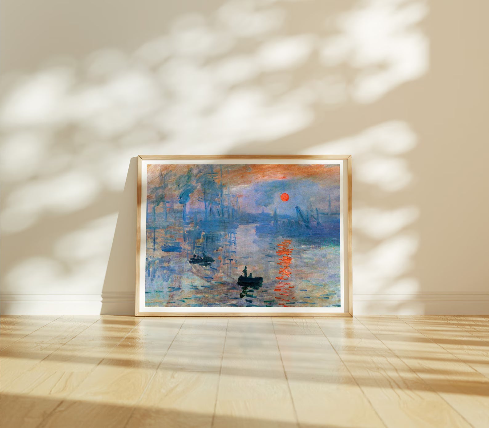 Horizontal 4x3 Frame Mockup With Sunlight