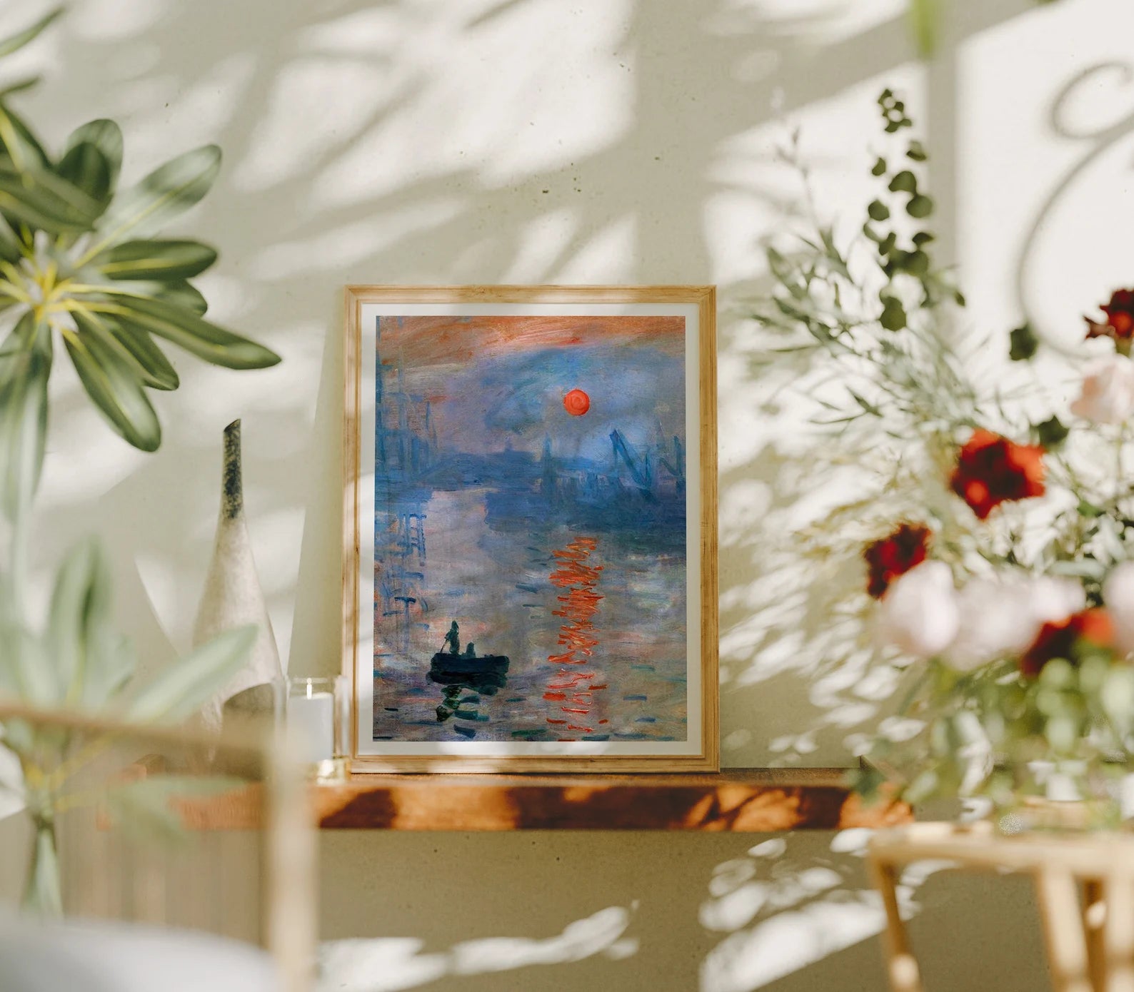 Vertical 3x4 Frame Mockup With Sunlight