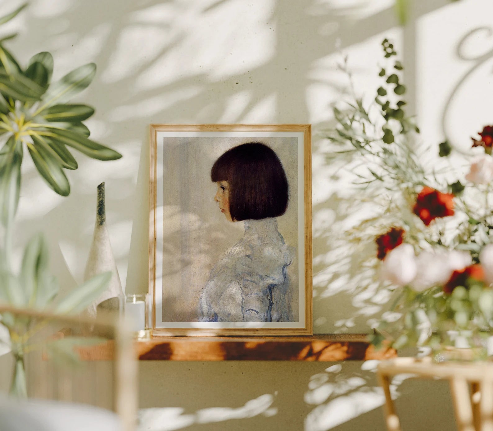 Vertical 3x4 Frame Mockup With Sunlight