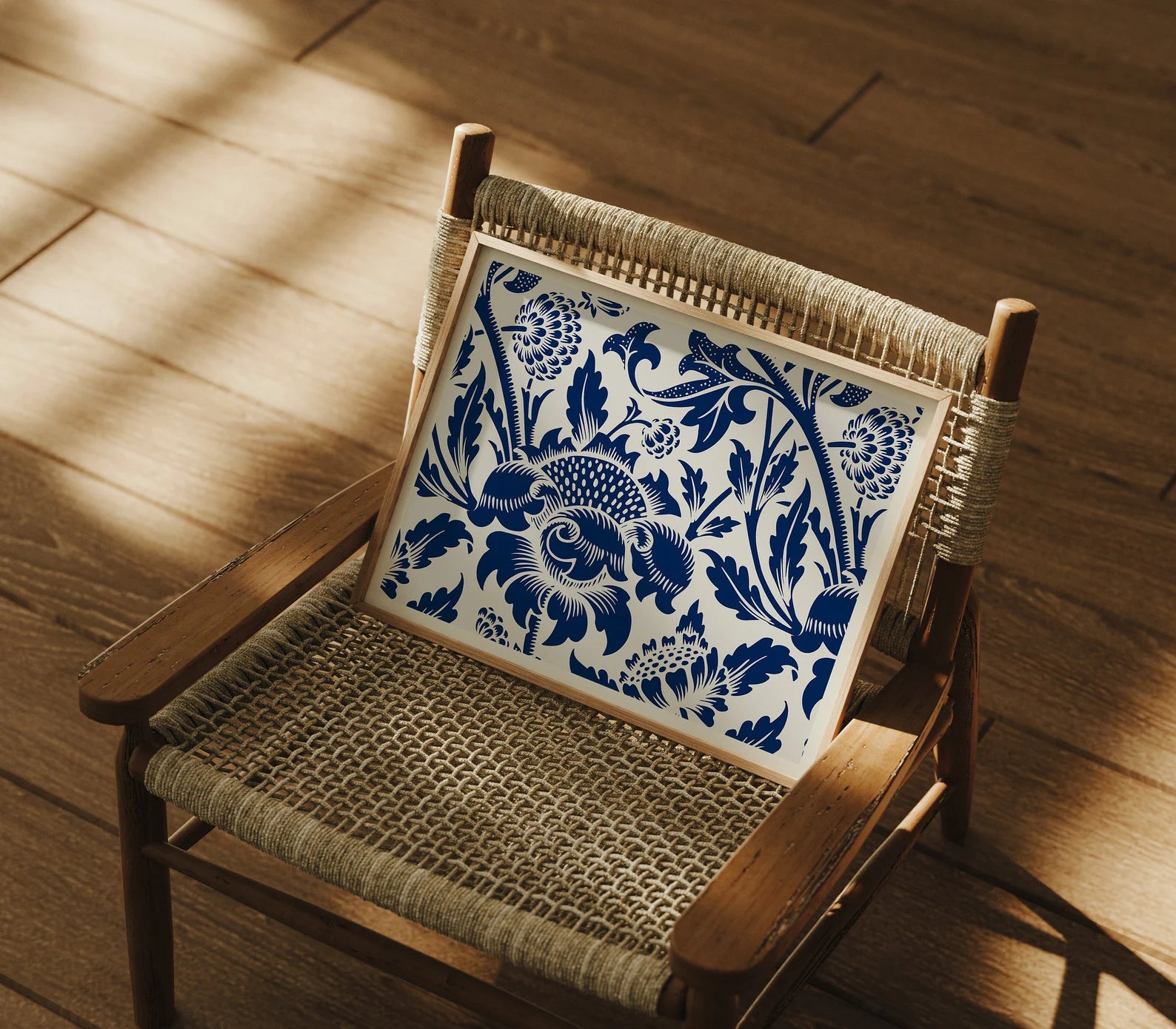 Horizontal 4x3 Frame Mockup With Sunlight