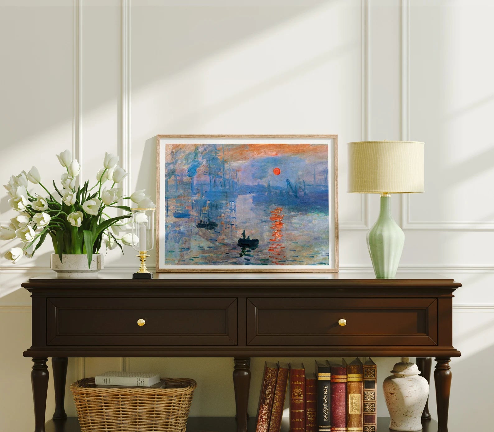 Horizontal 4x3 Frame Mockup With Sunlight