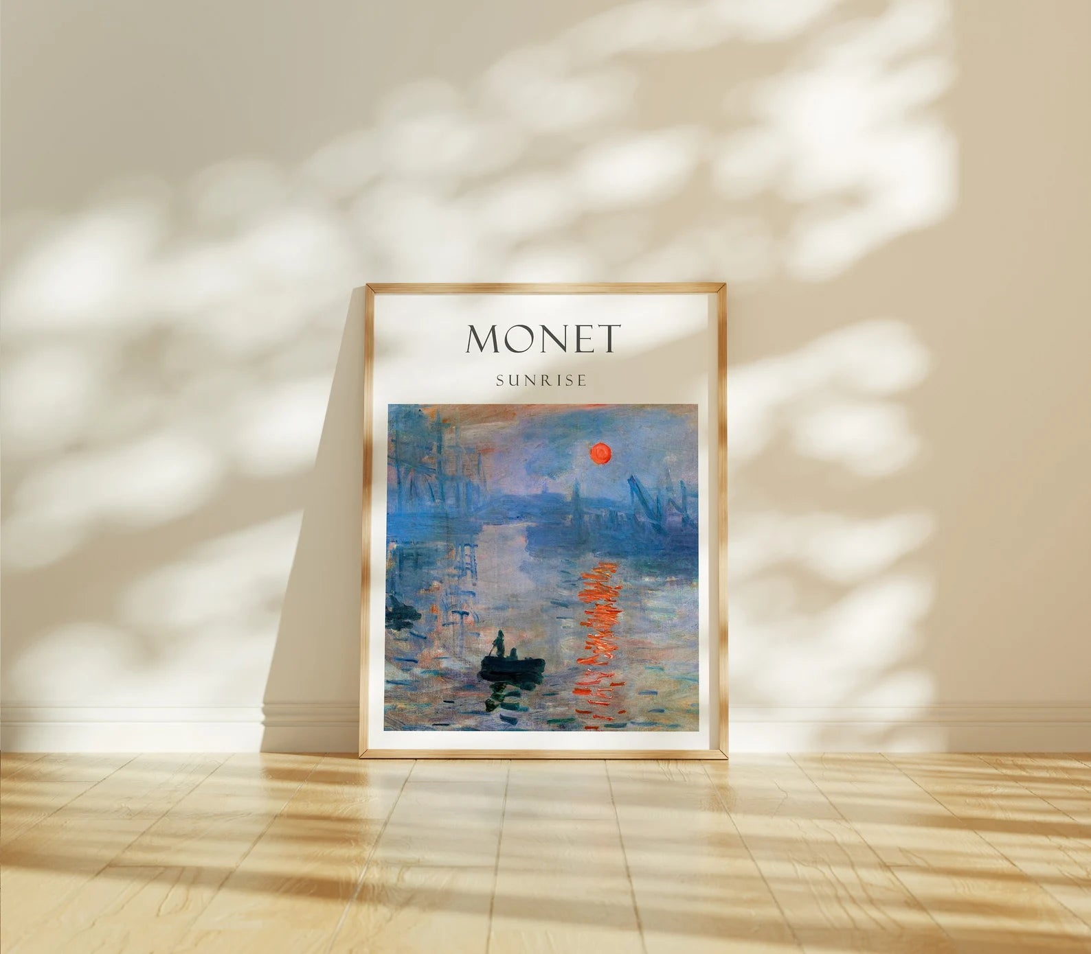 Vertical 3x4 Frame Mockup With Sunlight