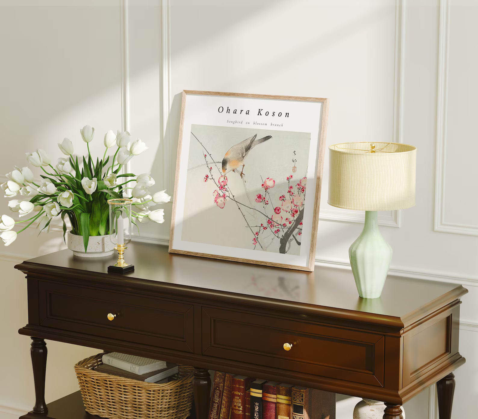 Square Frame Mockup With Sunlight