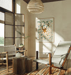 Vertical 3x4 Wall Frame Mockup With Sunlight