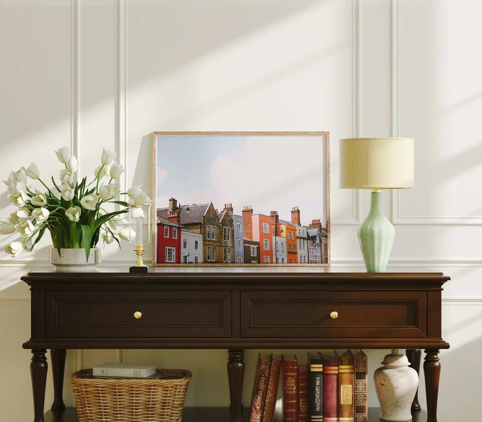 Horizontal 4x3 Frame Mockup With Sunlight