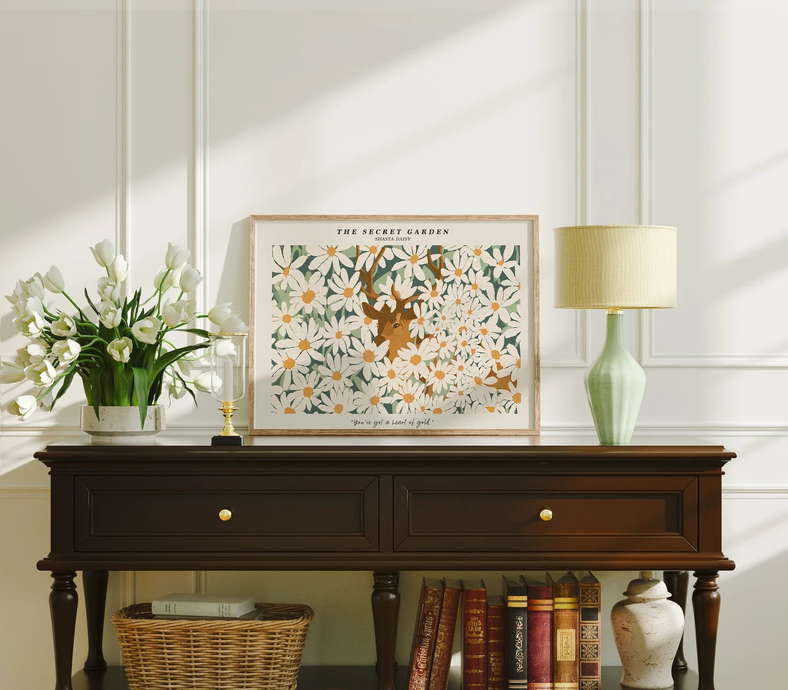 Horizontal 4x3 Frame Mockup With Sunlight