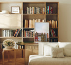 Vertical 3x4 Living Room Frame Mockup With Sunlight