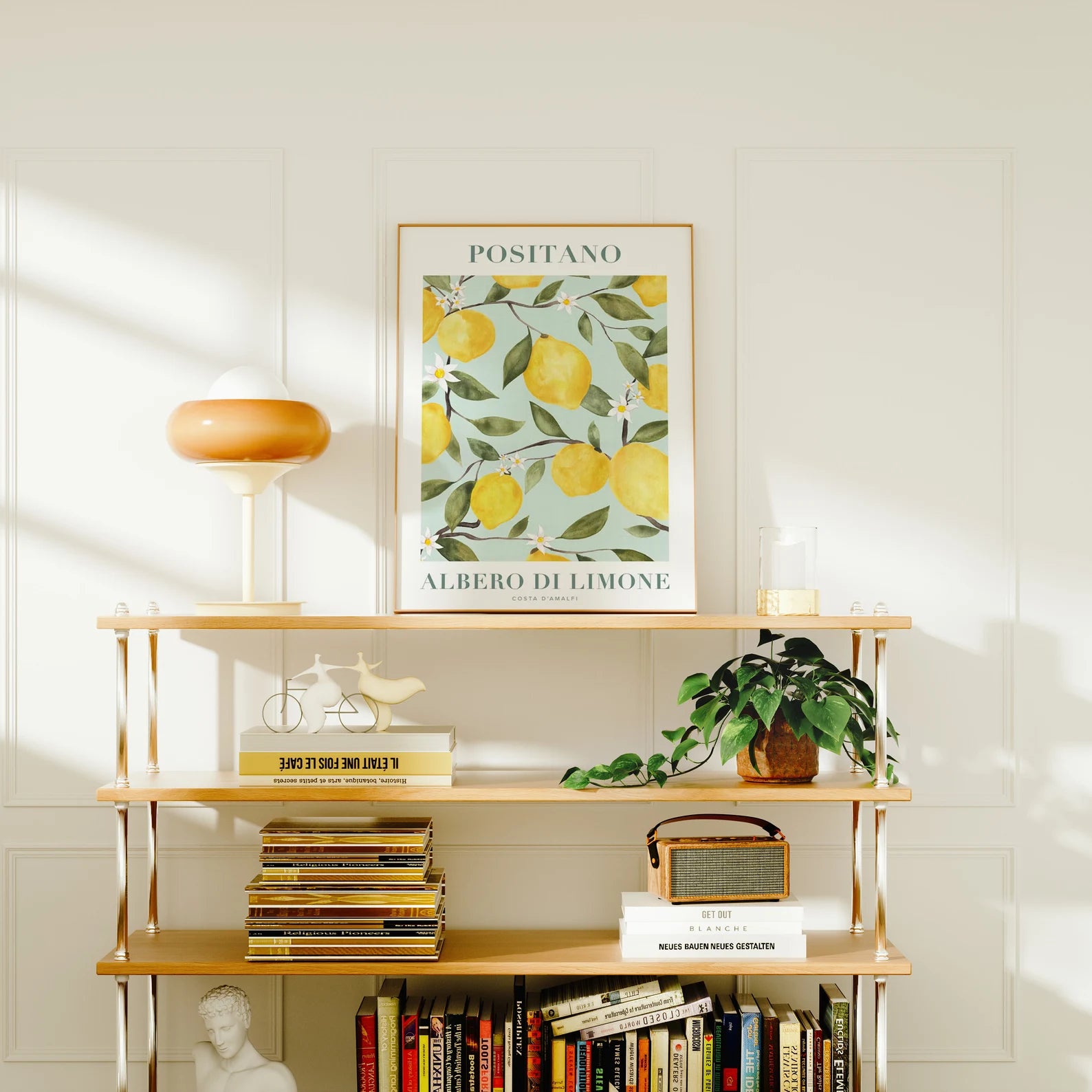 Vertical 3x4 Frame With Sunlight Mockup