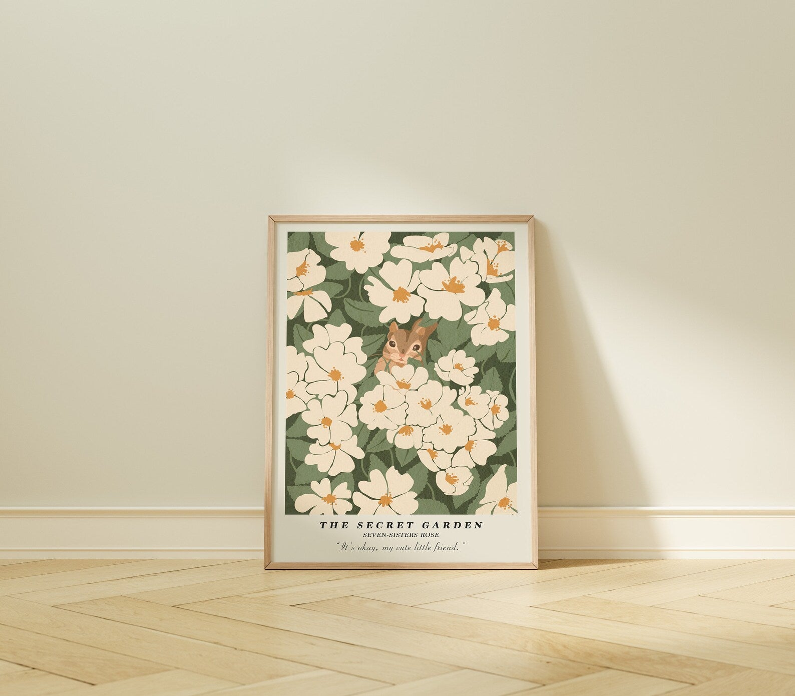 Vertical 3x4 Frame Mockup With Sunlight