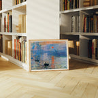 Horizontal 4x3 Library Frame Mockup With Sunlight
