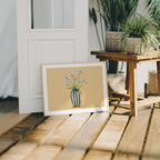 Horizontal 4x3 Frame Mockup With Sunlight