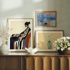 3 Frames 3x4 Mockup With Sunlight