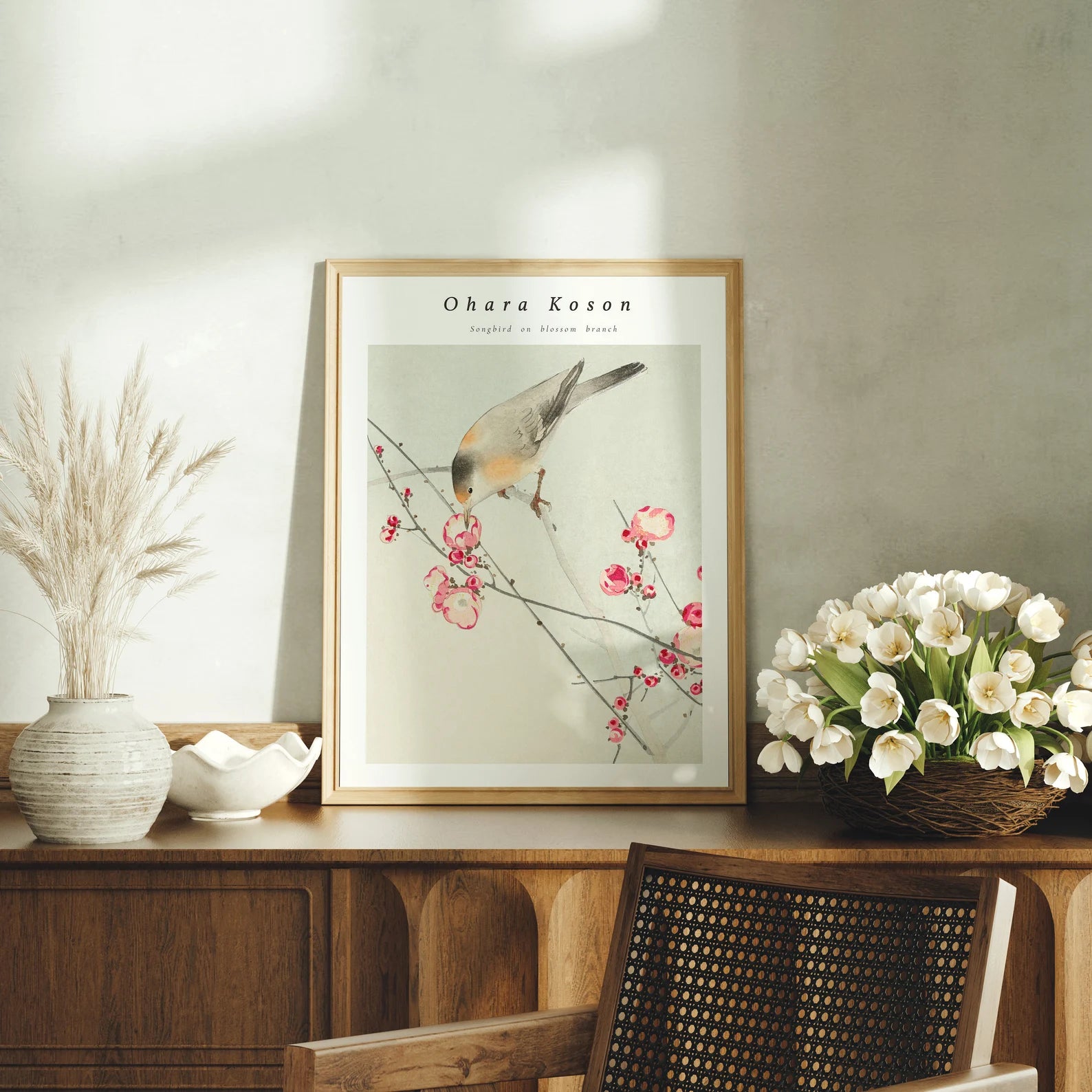 Vertical 3x4 Frame Mockup With Sunlight