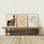 3 Vertical 3x4 Frames Mockup