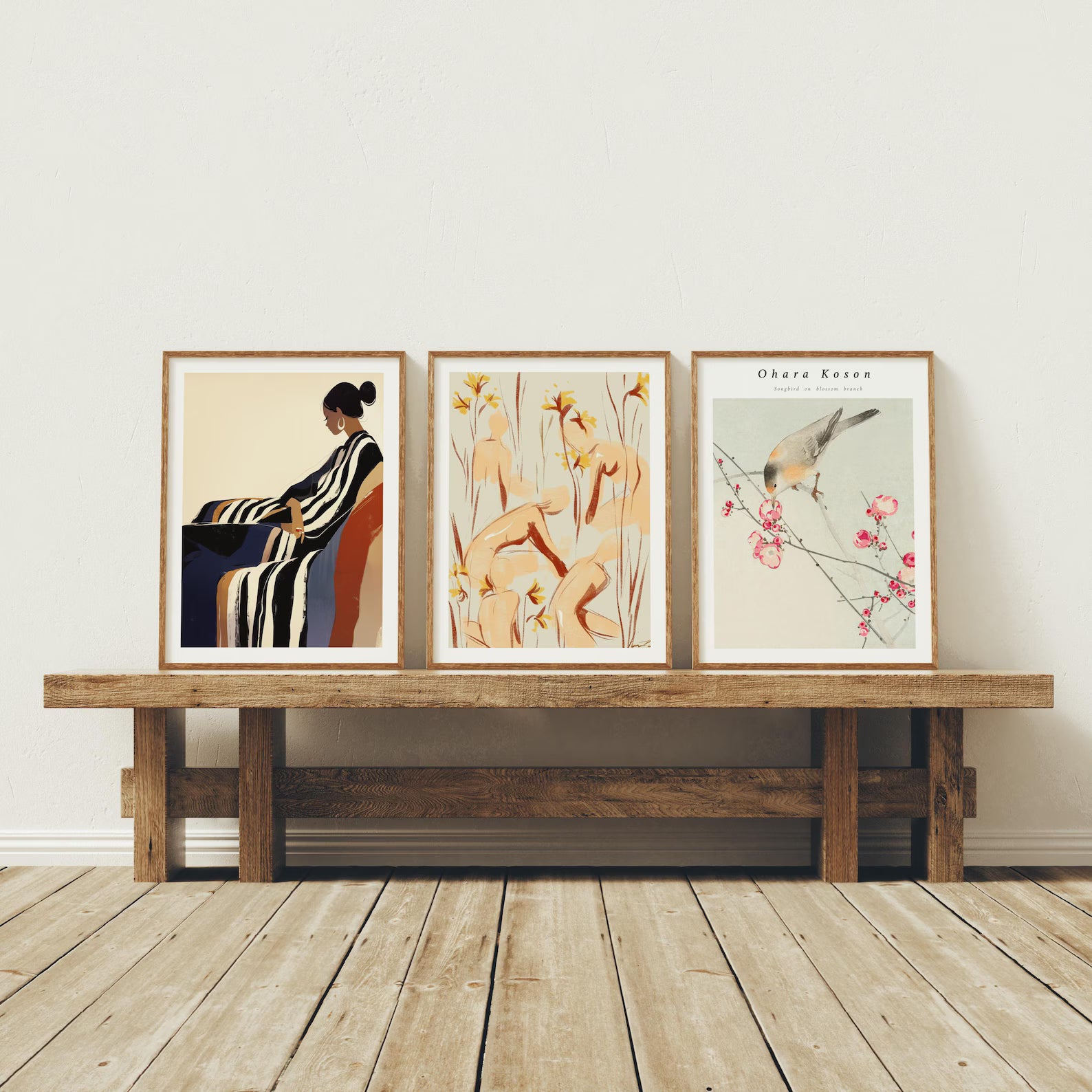 3 Vertical 3x4 Frames Mockup