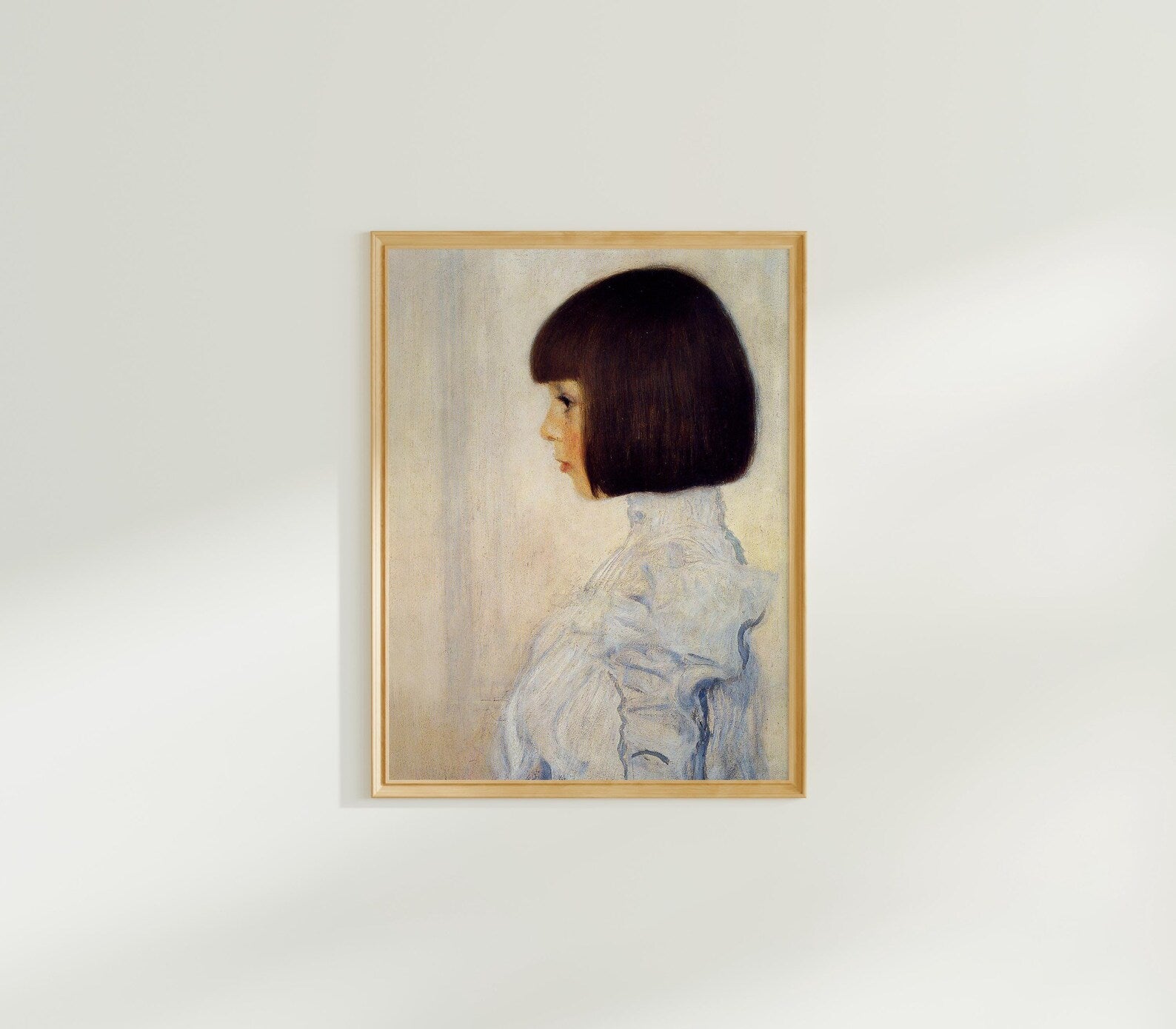 Vertical 3x4 White Wall Frame Mockup