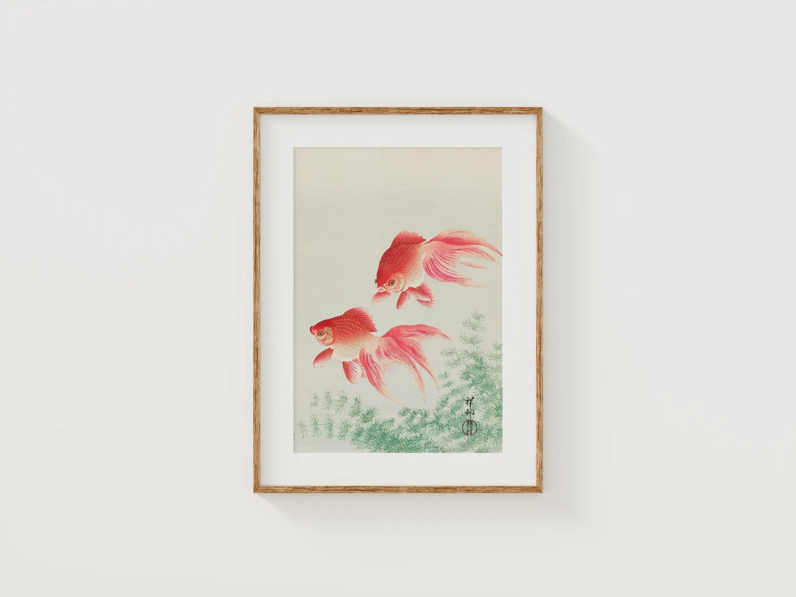 Vertical 5x7 White Wall Frame Mockup