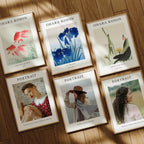 6 Vertical 3x4 Frames Mockup With Sunlight