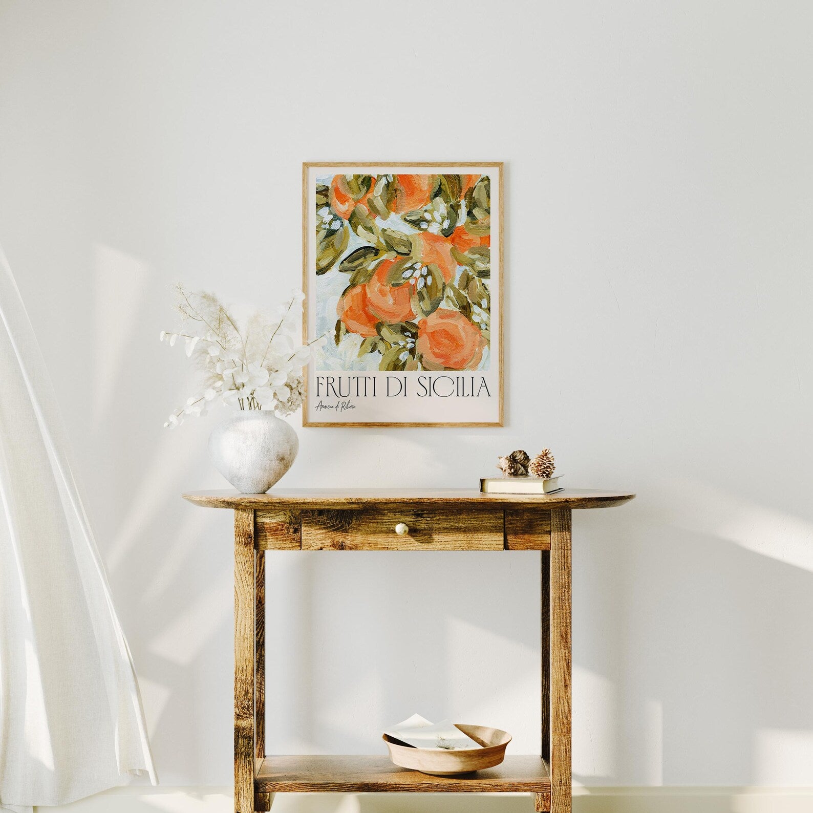 Vertical 3x4 Wall Frame Mockup