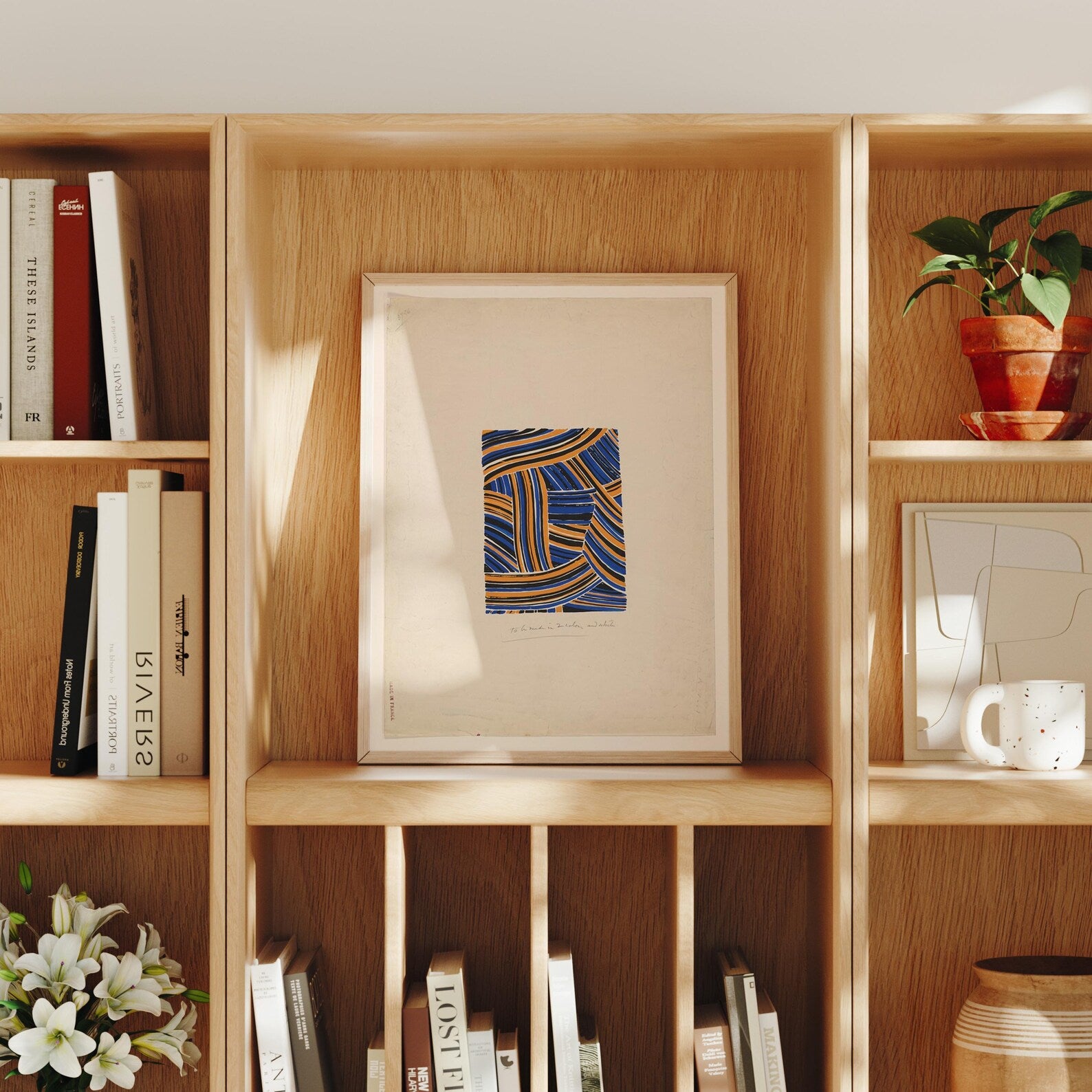Vertical 3x4 Frame Mockup With Sunlight