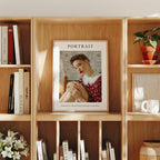 Vertical 3x4 Frame Mockup With Sunlight