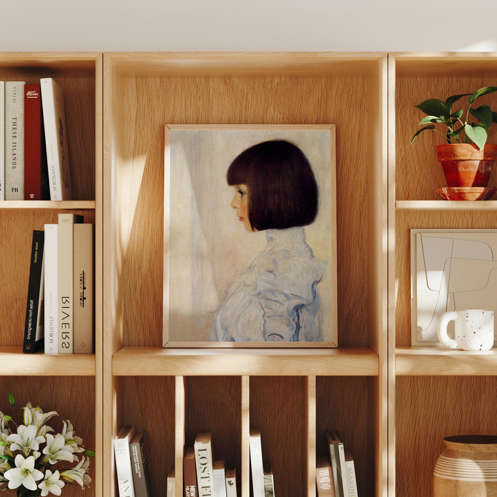 Vertical 3x4 Frame Mockup With Sunlight