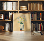 Square Library Frame Mockup With Sunlight