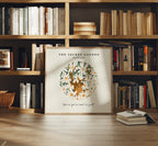 Square Library Frame Mockup With Sunlight