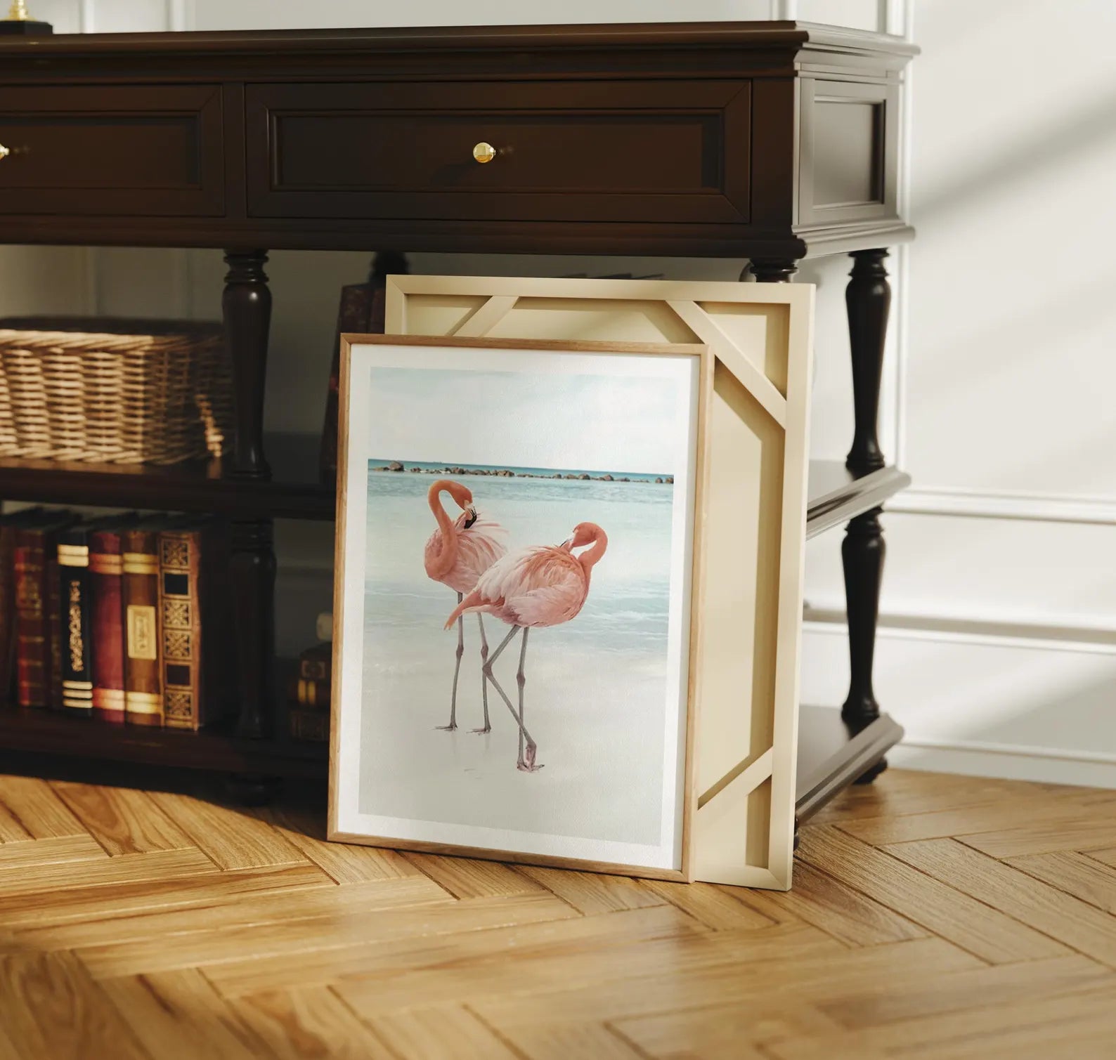 Vertical 3x4 Frame Mockup With Sunlight