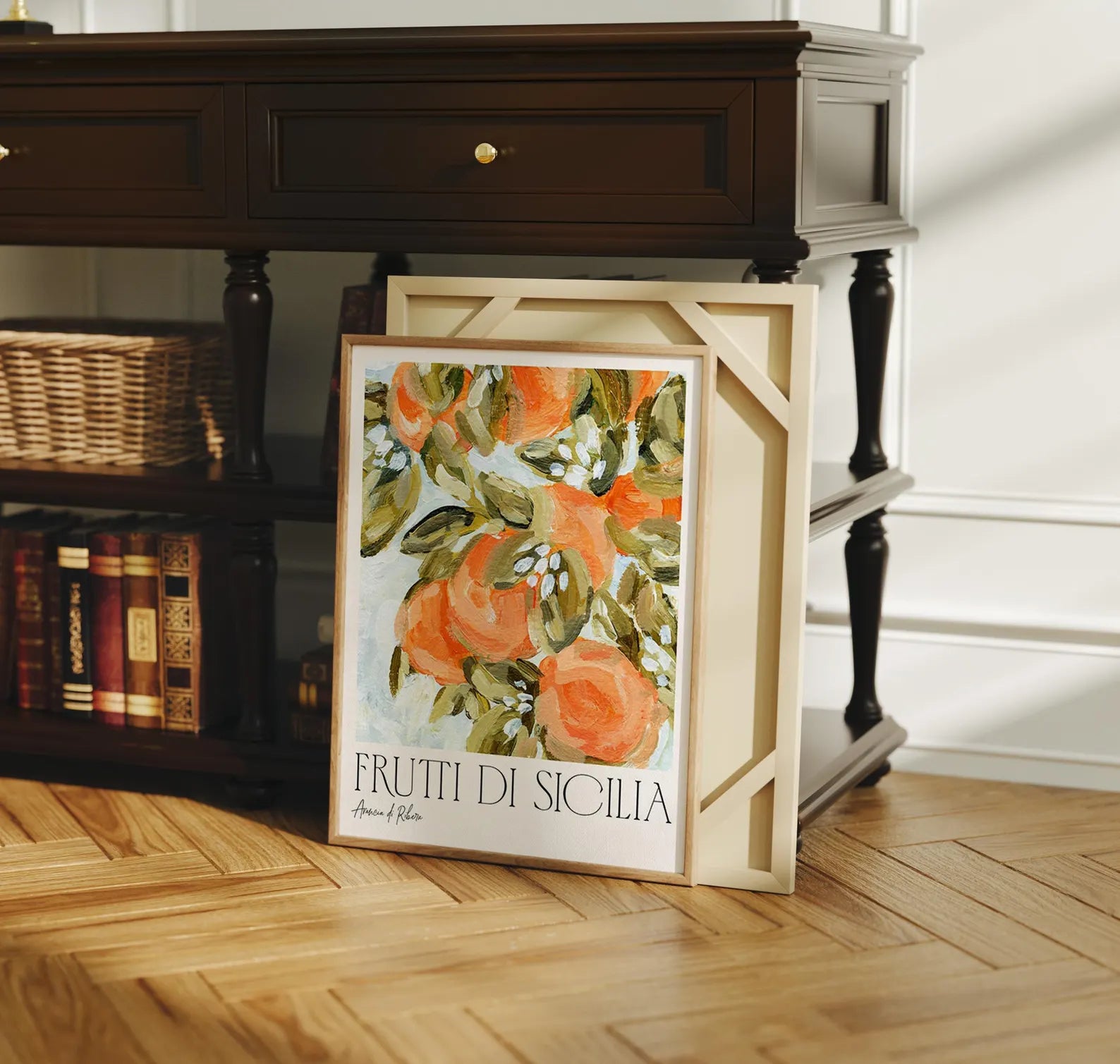 Vertical 3x4 Frame Mockup With Sunlight