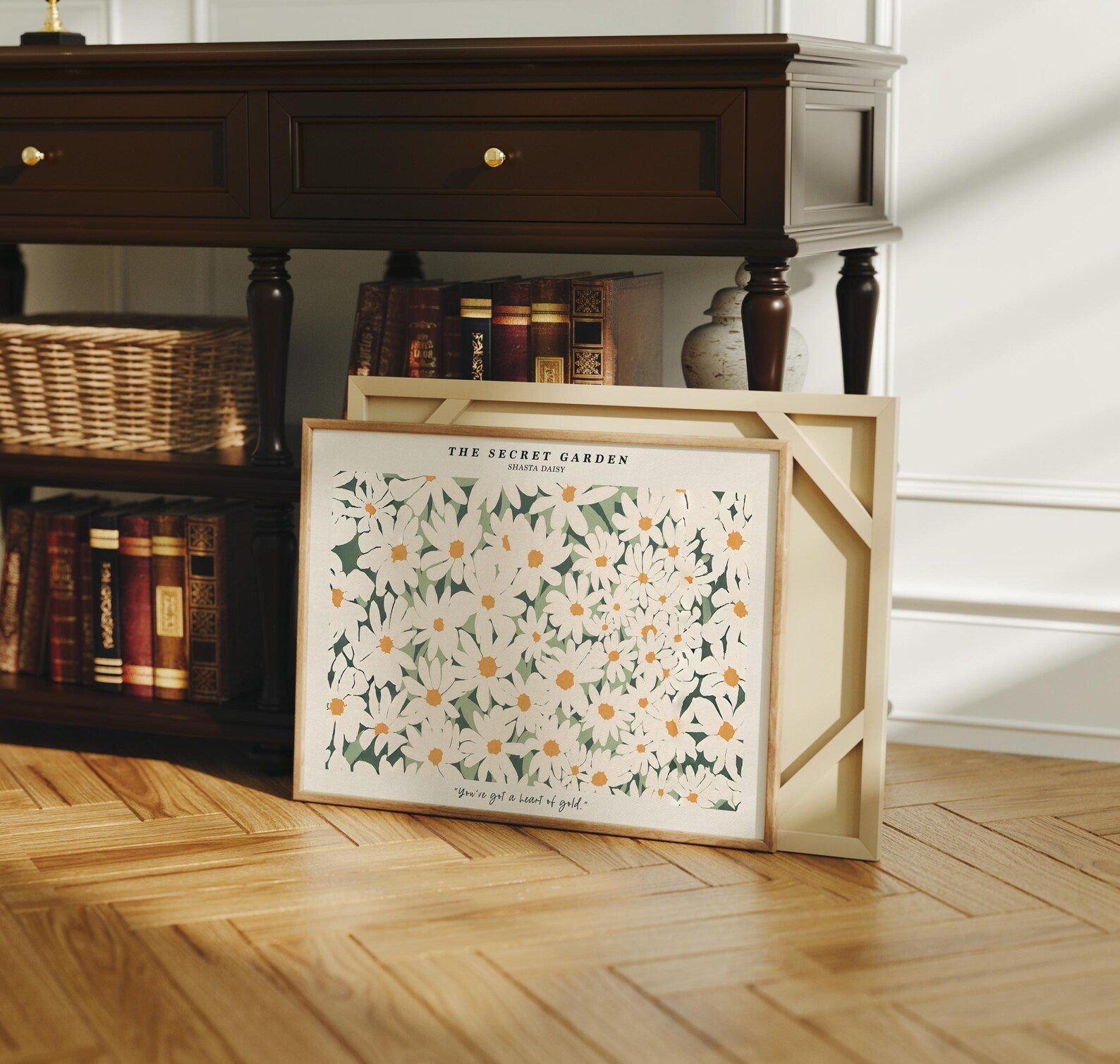 Horizontal 4x3 Frame Mockup With Sunlight